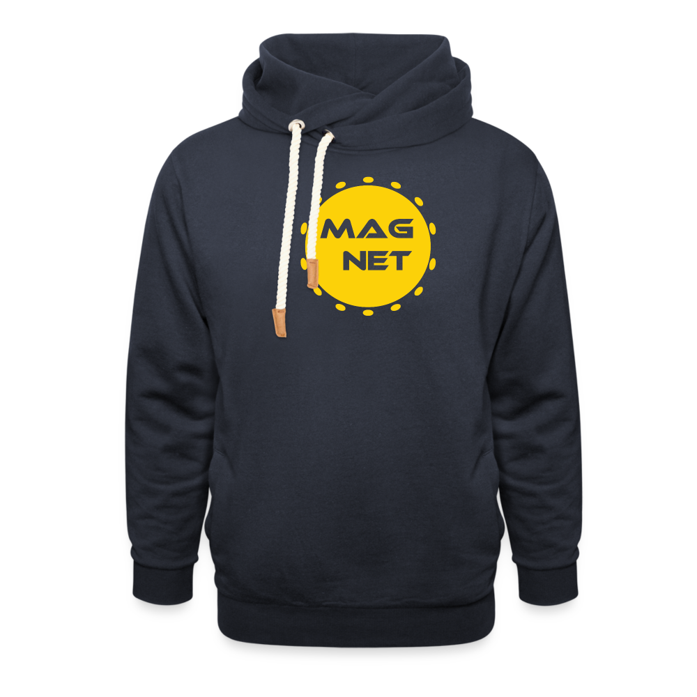 Magnet Sunshine Soul Shawl Collar Hoodie - navy