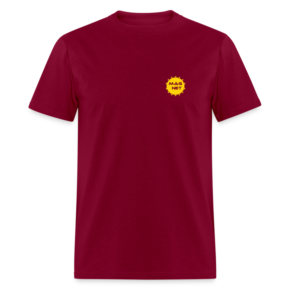 Magnet 90s Sunny Unisex Classic T-Shirt - burgundy