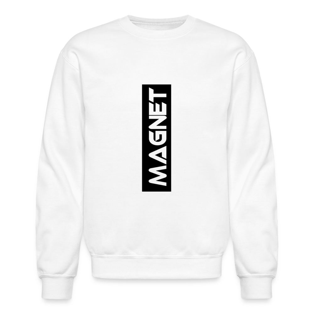 Magnet Role Crewneck Sweatshirt - white