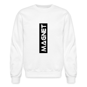 Magnet Role Crewneck Sweatshirt - white