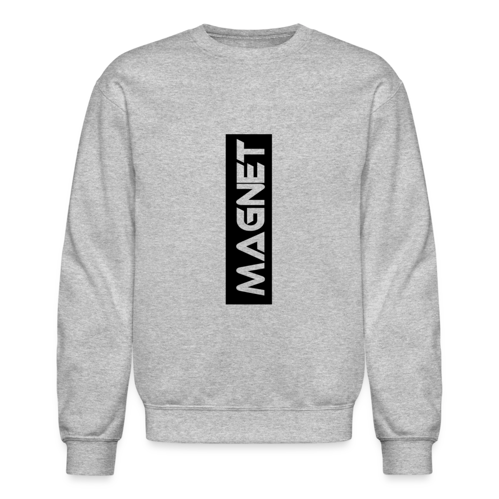Magnet Role Crewneck Sweatshirt - heather gray