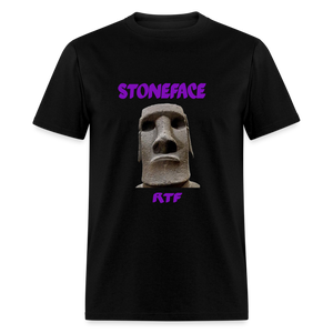 Rtf Stone Face Unisex Classic T-Shirt - black