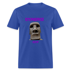 Rtf Stone Face Unisex Classic T-Shirt - royal blue