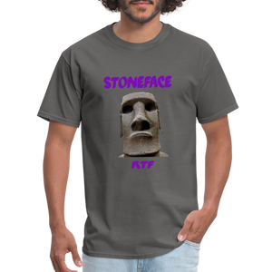 Rtf Stone Face Unisex Classic T-Shirt - charcoal