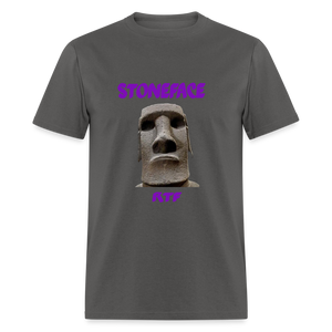 Rtf Stone Face Unisex Classic T-Shirt - charcoal