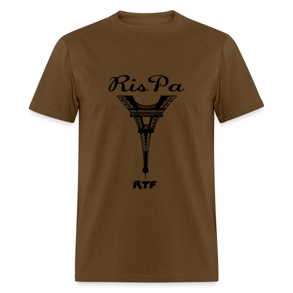 RTF RisPa Black Unisex Classic T-Shirt - brown