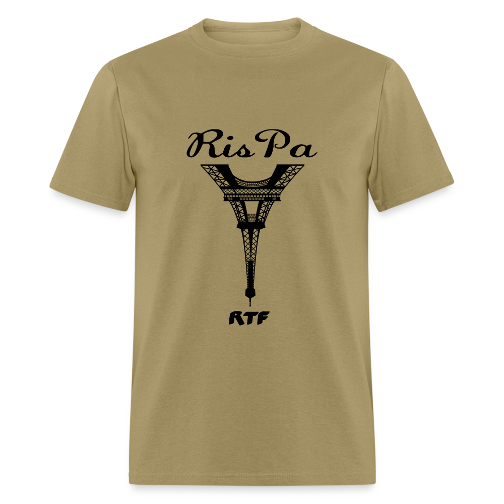 RTF RisPa Black Unisex Classic T-Shirt - khaki