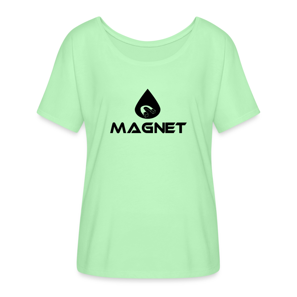 Magnet Women’s Flowy T-Shirt - mint green