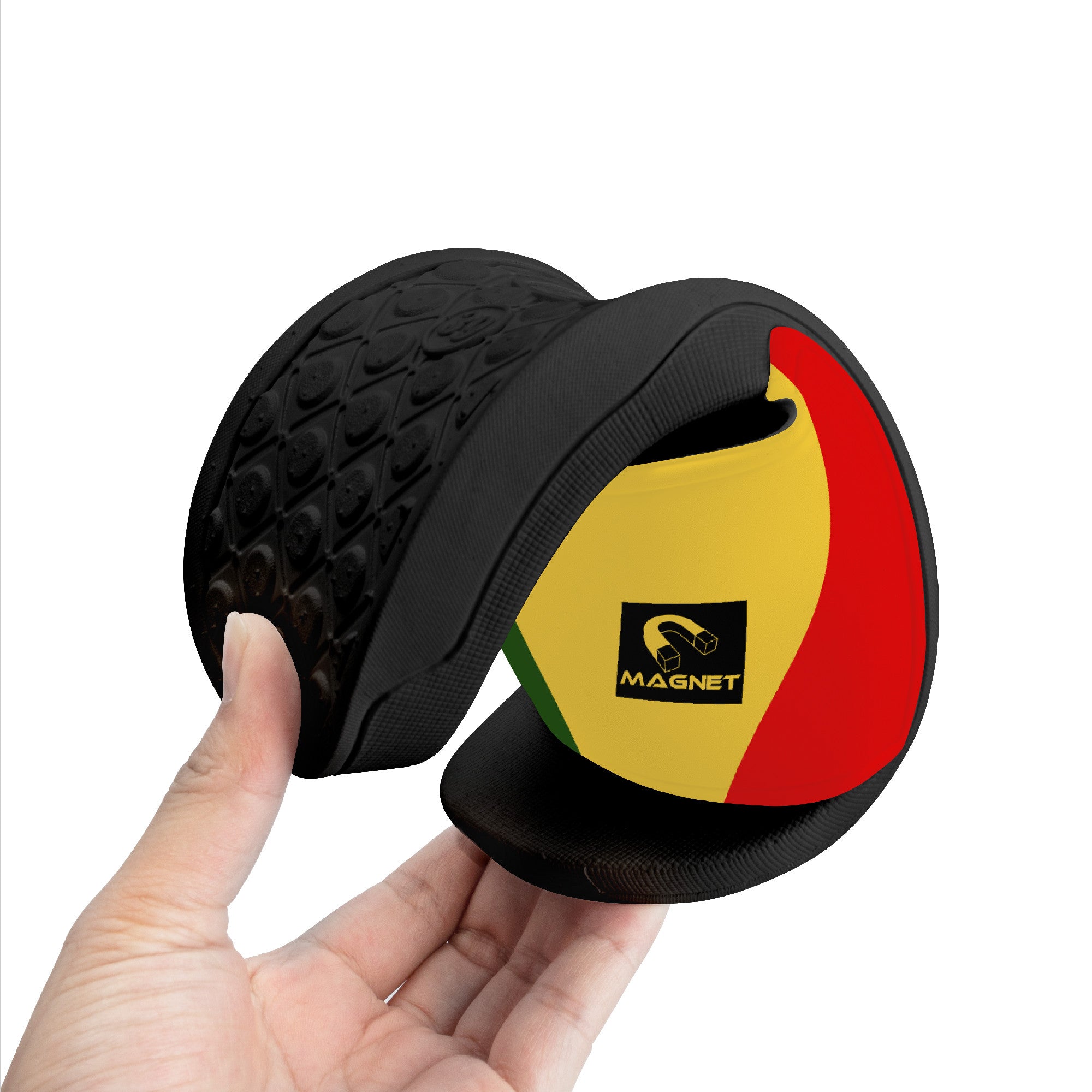 Magnet Rasta Irie  Slide Sandals - Black